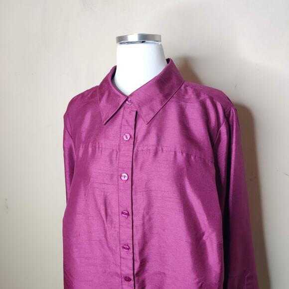 Joan Rivers Tunic w/ Pockets Button Up Long - Picture 3 of 9